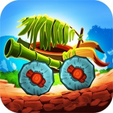 دانلود بازی مسابقه ای ماشین های ماقبل تاریخ اندروید Fun Kid Racing Prehistoric Run