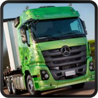 تصویر دانلود نسخه جدید شبیه سازی کامیون مرسدس بنز اندروید GBD Mercedes Truck Simulator برای موبایل